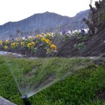 impianti di irrigazione per aiuole pubbliche, giardini privati, parchi sul Lago di Como